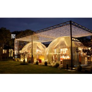 CE Certificate 6m Geodesic Dome Soundproof Garden Igloo Tent