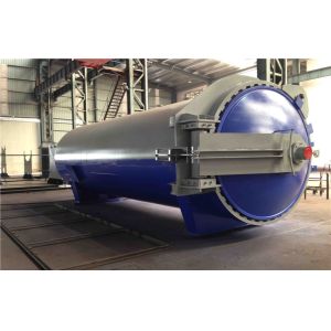 Rubber Vulcanized Autoclave With Safety Interlock , PLC Control , High