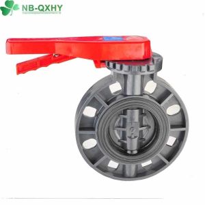 Standard DIN ANSI JIS Wide PVC/ABS Handle CPVC/UPVC Butterfly Valve with NBR