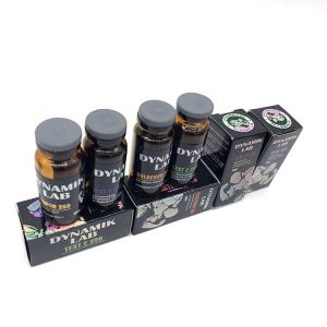 Test 250 Bottle Label 10ml Vial Label Sticker Printing For Injection Oil Glass