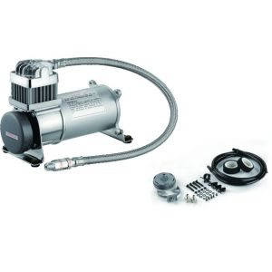 Single Chrome 150psi 12V and 24V Air Compressor IP54 YURUI 6376R