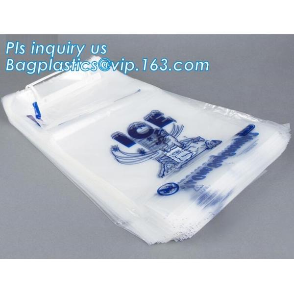 1kg 2kgIce Cube Frozen Bag, 10 lb Ice Bags on Wicket, bag with nylon drawstring
