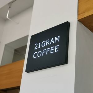 Metal Baking Paint Signage LED Light Box Indoor and Outdoor Signboard Custom