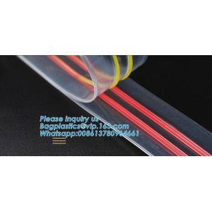 China Biodegradable Accessories Pouch Press Lock Inequilateral Double Track Zipper Track Vacuum Plastic Zipper/Vacuum Zipper on sale