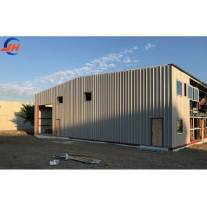 Prefabricated Metal Warehouse Building Construction Steel Structure with Sliding