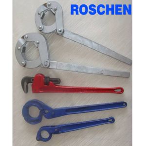 Heavy duty Wireline Core Barrel Adjustable Straight Pipe Wrench 6" 8" 10" 12"