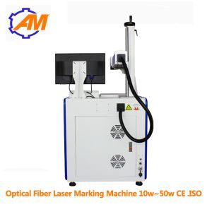 20W Desktop Fiber Laser Marking Machine for ring medal watch and metal