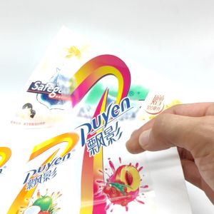 CMYK Cosmetic Sticker Design Rectangular PVC Pantone Cosmetics White Label