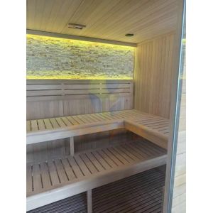 Infrared Steam Sauna Rooms 4 People Combination With Aluminum Frame