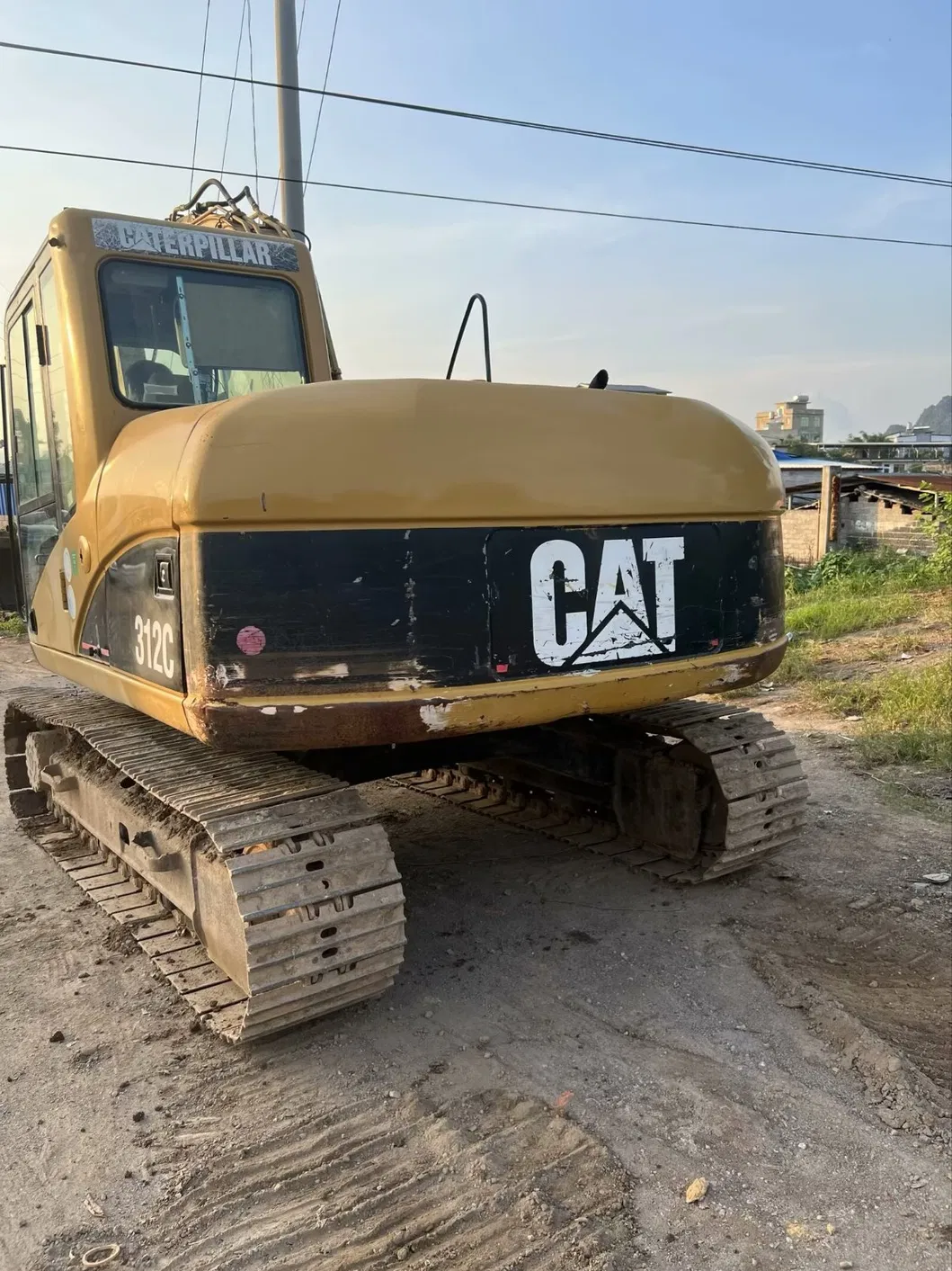 High Efficiency Caterpillar Cat312D 12ton Second Hand Crawler Caterpillar