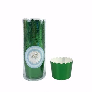 China Colorful Round Paper Aluminum Foil Baking Cups on sale