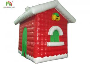 China Red Inflatable Christmas House For Festival Decoration One Year Warranty on sale