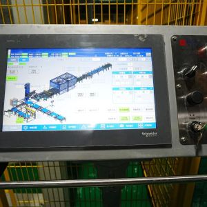 Fully Automatic Single Column Palletizer System for Large Barrel Water Packaging