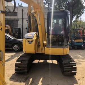 Experience Japan's Top-Notch with the Komatsu PC 78 Mini Excavator 1510 Working
