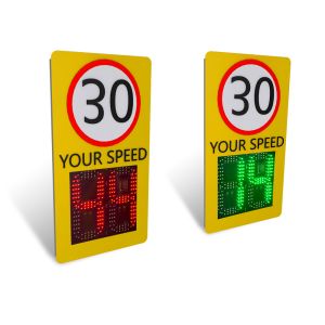 Solar Radar Speed Signs with Phone App Settings for Accurate Measurement