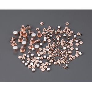 Cheap AgCu Silver Plated Electrical Contacts / Silver Plated Copper Contacts For Starters for sale