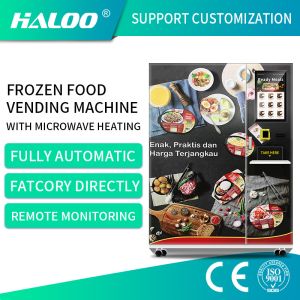 Ready Meals Dumplings Breads Hamburgers Frozen Food Vending Machine with Short