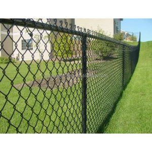 Plastic Coated Decorative Chain Link Fence with High Tensile Strength and