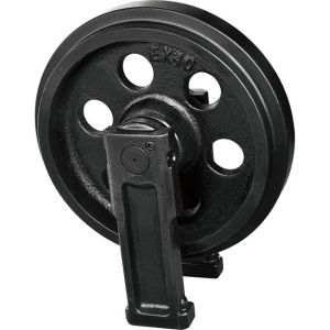 Yellow/Black EX30 Front Idler for Mini Excavator Steel Track Technique Casting