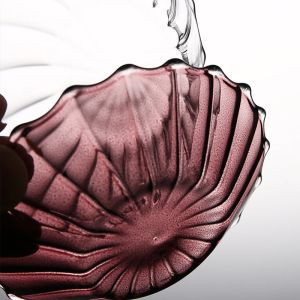 Custom Logo Clear Borosilicate Glass Candlestick