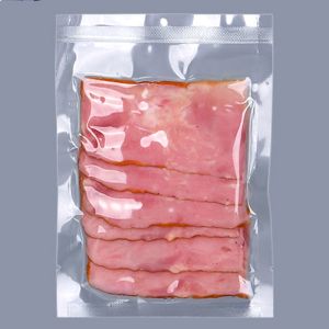 China Nylon Retort Pouch Transparent Vacuum Plastic Bag Packaging Food Vacuum Sealer Bags Heat Seal Storage Freezer Bags For Meat on sale