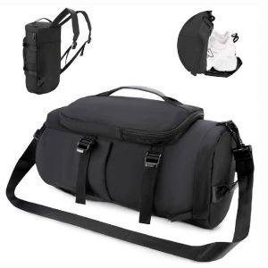 China Unisex Waterproof Travel 4 In 1 Sports Gym Bag With Wet Pocket Shoes Compartment on sale