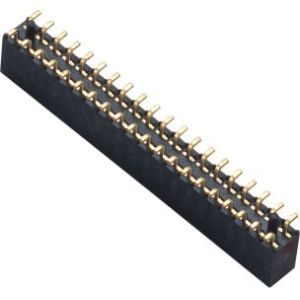 2.0mm SMT Female Connector LCP Back phosphor Bronze Gold Flash