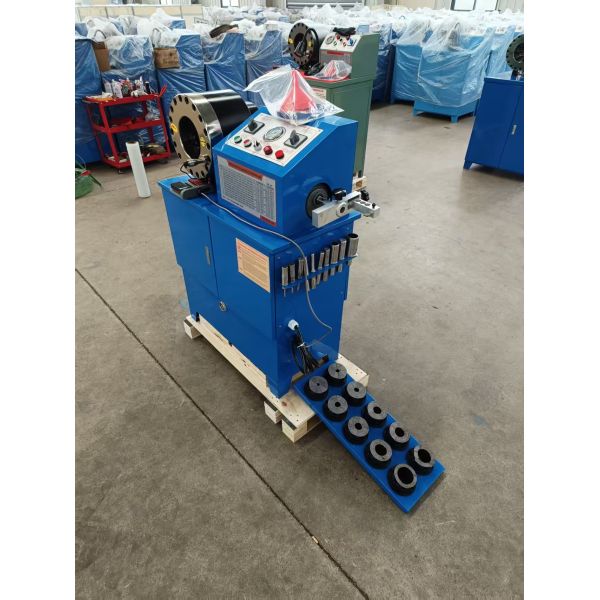Quality Dual Functionality Hydraulic Hose Crimping Machine with Wide Hose Applications and Robust Construction wholesale