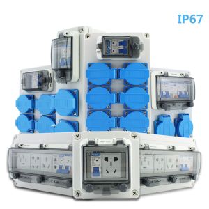 Outdoor Power Outlet Socket Plastic Switch Distribution Box Waterproof