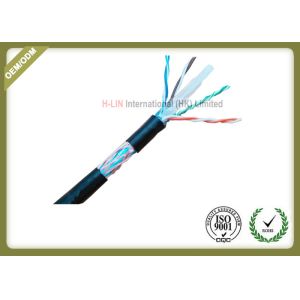 8 Conductors Network Fiber Cable , Cat6 SFTP Cable With 0.58mm Diameter Pass