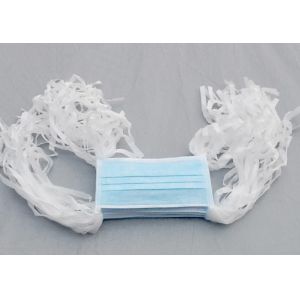 Non Woven Disposable Earloop Face Mask 3 Ply With Easy Adjustable Elastic
