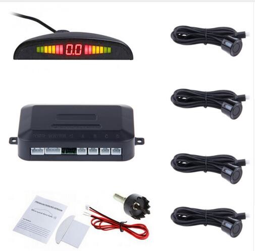 Car Auto Parktronic LED Parking Sensor With 4 Sensors Reverse Backup Car Parking