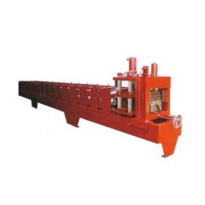 Industrial Ridge Cap Roll Forming Machine , Roofing Sheet Roll Forming Machine