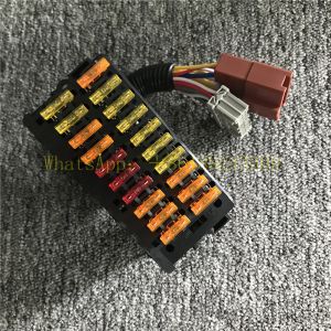 China Excavator Hydraulic Valve Kobelco SK60/100/120/200-5/6/SK200-8/350-8 Fuse Box 20 Lines on sale