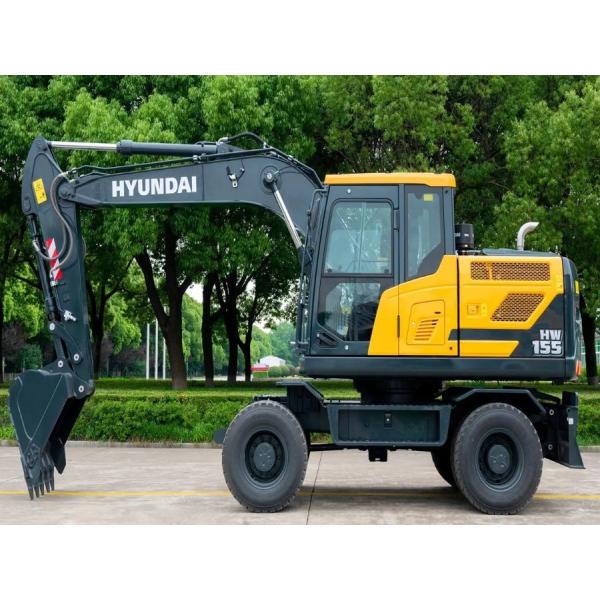 Quality Korea Hyundai Excavator HW155 Wheel Jindongyu Machinery In Engineering Construction wholesale