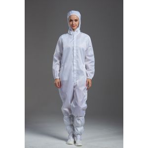 Cheap Food Processing Garment Resuable yellow hooded coverall white durable in food processing Workshop for sale