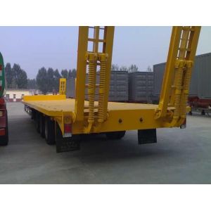 China Payload Low Bed Semi Trailer Trucks 40T Optional For Transport Customized on sale