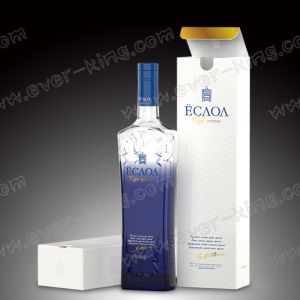 Rubber Sealing Empty Cork Cap Vodka Glass Bottle