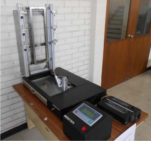 Quality Vertical Flammability Testing Equipment , Textile Testing Instrument With LCD Touch Screen Control wholesale