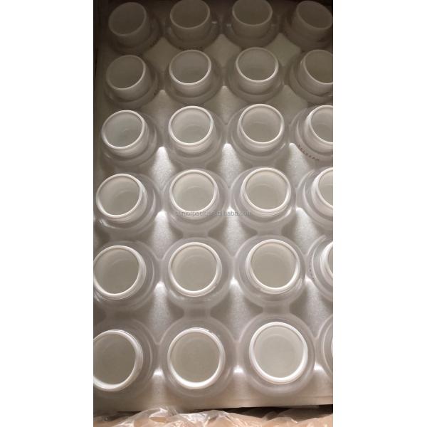 30ml 40ml 50ml 60ml 80ml 100ml 120ml 200ml 250ml 400ml 500ml 1L Chocolate PET Plastic Cream Jar for Food Collar Material