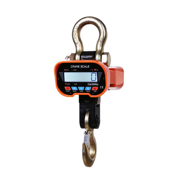Quality 6V/10Ah Electronic Crane Scales Alloy Case 1ton To 5 Ton Calibrate Voltage Display wholesale