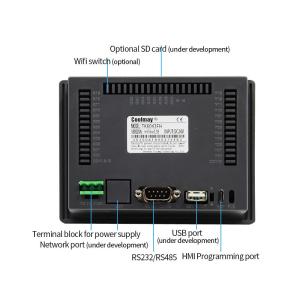 Cheap PLC Protocol 72mA Resistive Touch Panel 480*272 Pixels 32 Bit CPU IP65 Class for sale