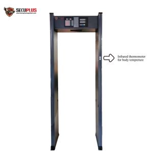 China Security Archway Metal Detector And Human Temperature Detections To Control Coronavirus In Government Office Entrance on sale