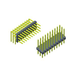 PBT PA6T 2.54 Mm Pitch Header 90 Degree Board To Board Connector