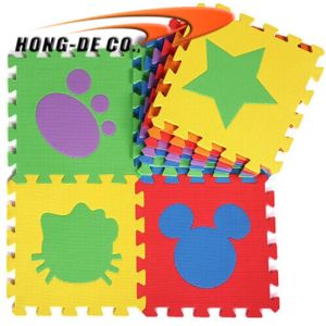 Shock Absorbent Cross Texture 30*30cm Puzzle Foam Mat