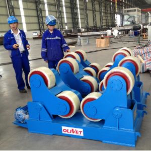 welding rollers ,turnign rollers PU wheels for stainless steel vessel /tank