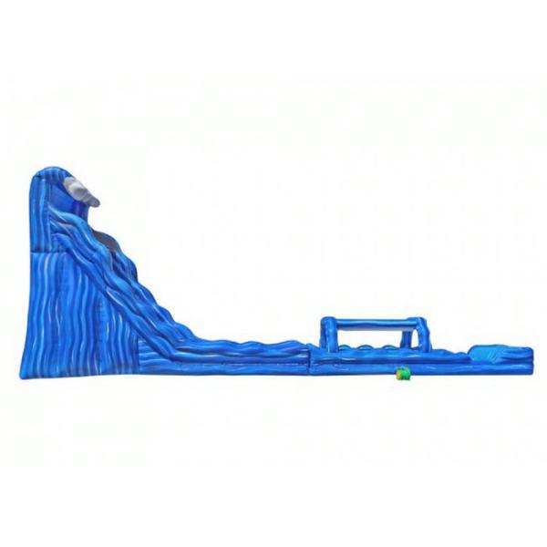 Fire - Retarded Long Kids Inflatable Water Slide / Blow Up Water Slide For Adults