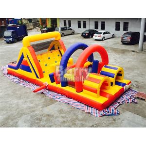 Interactive Challenge Kids Adult Inflatable Obstacle Course Bounce House Rentals