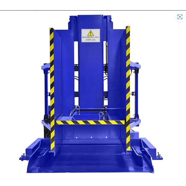 Automatic Manual Pallet Changer System Stationary Exchanger 95° Pallet Turner