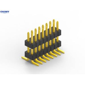 Dual Row SMT Male Pin Header Connector 1.0 Pitch With Cap Withstand Voltage 500V